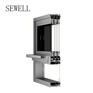 Certified Soundproof Aluminum Tempered Double Glazed Sliding <strong>Window</strong> Balcony <strong>Window</strong> for Hotel Apartment Living Room - Product Image 1