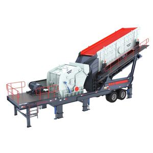 Trituradora de Impacto Móvil sobre Neumáticos, Estación Móvil para Trituración de Roca, Concreto y Mineral, para Minería de Agregados en Canteras, para Ingeniería de Construcción - Product Image 5