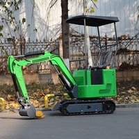 Mini Excavadora de 1.2 Toneladas con Orugas, Motor y Bomba con Certificación EPA Euro5, para Uso Agrícola, 2 Años de Garantía, Máquina Usada