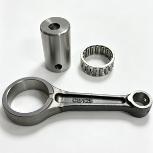 Kit de biela de acero 42CrMo mecanizado por CNC compatible con la serie de motores de motocicletas japonesas y europeas OEM - Product Image 1