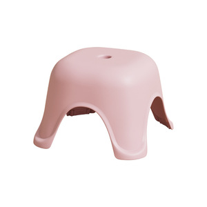 Thickened <b>Plastic</b> Toilet <b>Stool</b> For Home Bathroom Use Durable Design Children Shoe Changing Bench Modern Style PP Material - Product Image 2