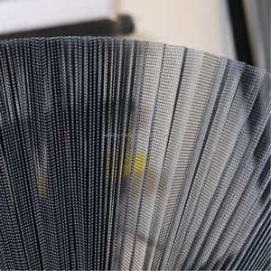 Moustiquaire plissée en polyester et fibre de verre pour hôtels modernes, <span class=keywords><strong>anti</strong></span>-insectes, imperméable, insonorisée, garantie 5 ans - Product Image 6
