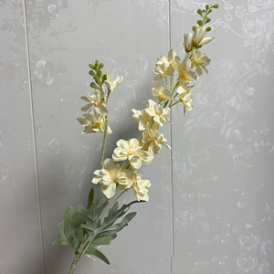 Fleur artificielle en soie violette de haute qualité, Delphinium, pour les centres de table de mariage - Product Image 3