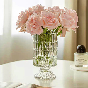 Grand <span class=keywords><strong>vase</strong></span> en verre transparent simple moderne <span class=keywords><strong>Vase</strong></span> <span class=keywords><strong>hydroponique</strong></span> domestique à sens avancé - Product Image 1