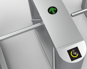 Tourniquet extérieur à trois rouleaux importé en acier inoxydable 304 avec contrôle d'accès par carte RFID pour le contrôle d'accès - Product Image 4