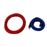 Kits de câblage d'amplificateur de voiture CCA de haute qualité 10GA 60A avec porte-fusible et câble d'installation pour subwoofer de voiture