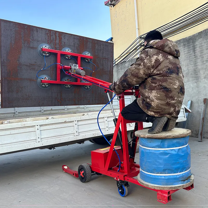 Hoge Kwaliteit Aangepaste Elektrische Plaat Vacuüm Glas Lifter Hefmachine 300Kg Voor Marmer