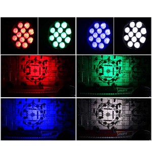 18x20w ไฟ LED Par กันน้ํา IP65 LED Par กลางแจ้งสามารถไฟเวที RGBW กันน้ํา LED Par Can Light - Product Image 3