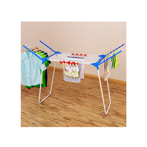 Kaymaz Tabanlı Dikdörtgen Şekilli Geri Çekilebilir <span class=keywords><strong>Metal</strong></span> Çamaşır Kurutmalığı Avrupa Tipi İç Mekan Balkon Teleskopik Hareketli Çamaşır Askılığı - Product Image 1