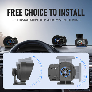 A500 Instrument LCD multifonctionnel OBD pour voiture, détecteur d'affichage tête haute modifié, vitesse P6, température de l'eau, Turb.<span class=keywords><strong>ine</strong></span> - Product Image 4