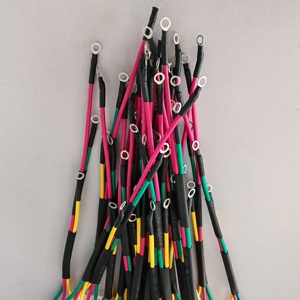 Cable de conexión aislado de PBT rojo-negro personalizado con conectores JST/Molex, arnés de cableado electrónico de alta temperatura - Product Image 4