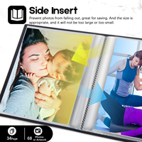 Classeur photo durable conçu pour les impressions 8x10, idéal pour les œuvres d'art, la photographie et le stockage à long terme