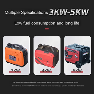 Generador de Gasolina con Inversor de 2.5kW, 3kW, 5kW, Monofásico 60Hz, Motor de 4 Tiempos Refrigerado por Aire, Motor de Cobre Puro, Personalizable - Product Image 4