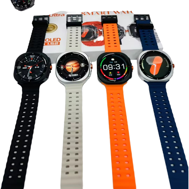 2025 New S7 Ultra Smart HD TFT Screen Wristwatch for Bluetooth Call Fitness Tracker Silica Gel Sports Heart Rate Monitor