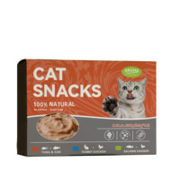 Fabricant chinois OEM, nourriture humide pour chats de qualité supérieure, friandises en conserve pour animaux de compagnie, soupe de viande de lapin/poulet/poisson, sans colorants ni arômes artificiels