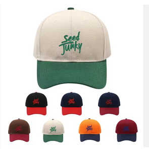 หมวกเบสบอลปักโลโก้ตามสั่ง คุณภาพสูง 6 แผง ผ้าฝ้าย สำหรับผู้ชาย ผู้หญิง และทุกเพศ - Product Image 6