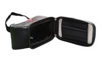 Bolsa para cuadro de bicicleta de gran capacidad, informal, impermeable, con cremallera, funda portátil para pantalla táctil, para tubo superior, barra transversal, bicicletas de carretera y montaña, 6 pulgadas