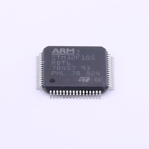STM32F105RBT6 LQFP-64(10x10) pour microcontrôleur Cortex-M3 72 MHz, circuit intégré avec 128 Ko de mémoire Flash pour examen - Product Image 4