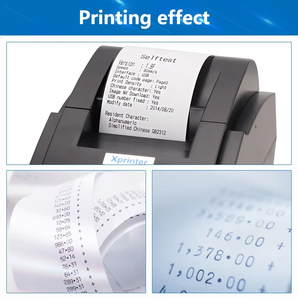 Impresora de Recibos Portátil Xprinter 58IIH, Impresora Térmica de 58 mm, Máquina <span class=keywords><strong>USB</strong></span>, Impresora de Tickets y Facturas para Android e IOS, Negra, en Existencia - Product Image 4