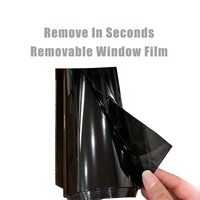 Films pour vitres de voiture faciles à installer, à haute réjection de chaleur, 100% protection UV, protection de la vie privée, amovibles, anti-rayures, teinte pour vitres de voiture