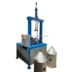 Máquina de flangear circular laminada a ar de fluxo axial personalizada sob demanda flangear cone reto flangear hidráulico