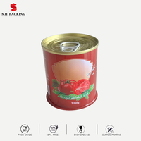 Envases Redondos Vacíos de Hojalata para la Industria del Envasado de Tomates