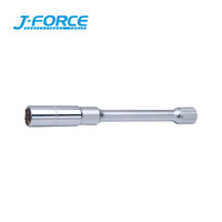 Clé à bougie extra longue 3/8'' 16mm 6PT, longueur 250mm, avec ressort de maintien