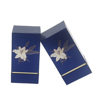 Boîte d'emballage rigide en carton pour parfum, logo personnalisé, bleu royal