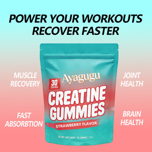 Private Label <b>Creatine</b> Gummies Orange Flavor 5g Gym Training Muscle Growth Strength Endurance Vegan Non-GMO Sugar Free OEM - Product Image 4