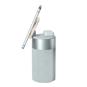 Chargeur audio magnétique sans fil 4-en-1 pour écouteurs, chargeur de haut-parleur Bluetooth pour iPhone 13/14/12 Pro <span class=keywords><strong>Max</strong></span>/<span class=keywords><strong>XS</strong></span> <span class=keywords><strong>AirPods</strong></span> - Product Image 1