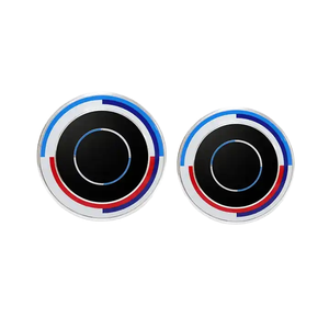 Pour <span class=keywords><strong>BMW</strong></span> 50e anniversaire capuchons centraux <span class=keywords><strong>de</strong></span> <span class=keywords><strong>roue</strong></span> 68mm 56mm Chrome ABS couverture <span class=keywords><strong>de</strong></span> <span class=keywords><strong>roue</strong></span> Badges emblèmes - Product Image 4