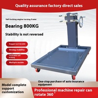 Banc de travail pour révision de moteur de véhicule de grande taille, cadre basculant essence/diesel, démontage, entretien, support pour outils de véhicule