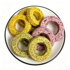 Friandises pour chiens en gros OEM, naturelles, sans céréales, saines, riches en fibres, faibles en gras, pour le soin dentaire et le nettoyage des dents, en forme de rondelles de légumes - Product Image 1