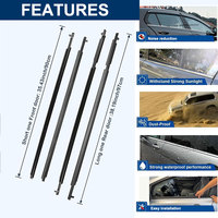 Joint d'étanchéité de porte extérieure noir, bande d'étanchéité de fenêtre, joint d'étanchéité pour Toyota RAV4 2009 2010 2011 2012