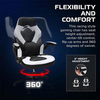 Chaise de bureau et de gaming OEM personnalisée promotionnelle du fabricant avec accoudoirs articulés
