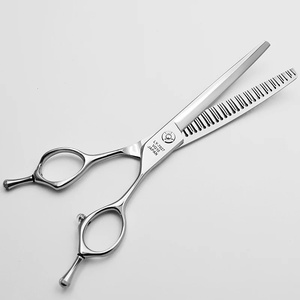 Ciseaux de toilettage pour animaux de compagnie Yinghua, ciseaux professionnels pour couper les poils de chien, droits/courbés, en forme d'arête de poisson/naturels, en acier japonais VG10, personnalisation gratuite - Product Image 3