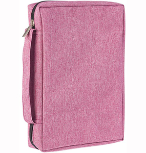 Durable Book Case with Special Purpose Classic for <b>Pink</b> Oxford <b>Bible</b> Cover for Men and Women - Product Image 1
