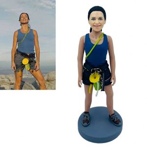 Figurine Bobblehead Personnalisée Unique, Mini-Moi, Figurine d'Action pour Cadeaux sur le Thème Mariage, Anniversaire, Remise de Diplôme, Bureau, Sports - Product Image 4
