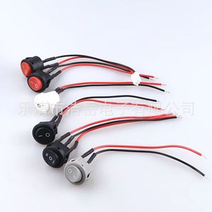 Interruptor Basculante Redondo KCD1-105 de 20 mm, Encendido/Apagado, 6 A, 250 V, IP33, con Cable de 10 cm y Terminación de Soldadura - Product Image 3