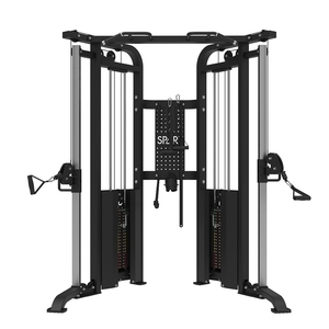 Giàn tập đa năng tích hợp máy ép chân đứng, giá đỡ squat, cáp kéo xà đơn, hệ thống tay xoay đa năng, thiết bị tập thể hình tất cả trong một - Product Image 6