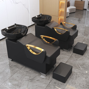 Sillón de lavado para salón con <span class=keywords><strong>lavacabezas</strong></span> reclinable - Product Image 1