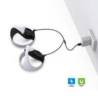 Cordon de chargeur magnétique 2 en 1 type-c pour manette de jeux PS5/PS VR2 câble de charge
