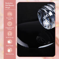 OEM 2023 15ML Gel à ongles Soak Off Effet Fleur Transparent, Vernis Gel Blooming avec Effet Graffiti, Marbre, Fleur et Encre Aquarelle