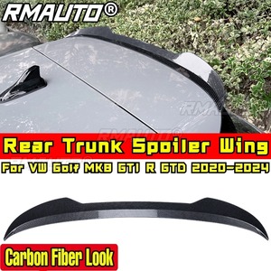 Golf MK8 GTI R GTD Rear Roof <b>Wing</b> Glossy <b>Black</b> Sport Style Roof Spoiler for VW Golf MK8 GTI R GTD 2020-2024 Car Accessories - Product Image 2