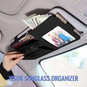 Organizador de Visera para Auto y Camioneta, de Cuero, Impermeable, Personalizado de Fábrica - Product Image 3