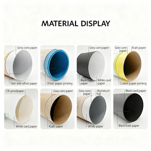 Cilindros de polvo de papel Kraft biodegradables de grado alimenticio, tamiz, bote de papel para especias, caja de tubo de papel de embalaje con agitador de polvo - Product Image 4