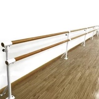 Barre de ballet de gymnastique d'intérieur réglable en hauteur barre de danse d'école d'entraînement d'adolescent vente en gros