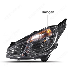 Ensemble de <span class=keywords><strong>phares</strong></span> halogènes <span class=keywords><strong>avant</strong></span> et feux de jour pour <span class=keywords><strong>Peugeot</strong></span> <span class=keywords><strong>208</strong></span> 2012-2018, pièces détachées auto - Product Image 4