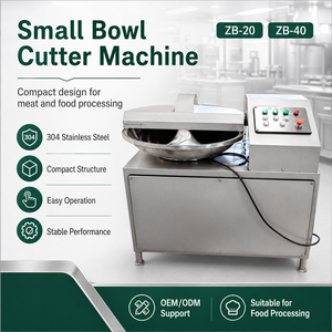 Machine à saucisses commerciale automatique à lames en acier inoxydable, triphasée, grande capacité 20L/40L/80L/125L pour viande - Product Image 3
