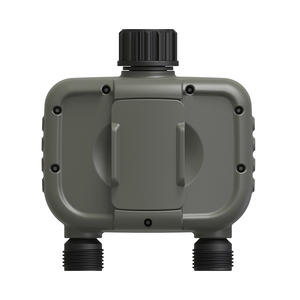 Dispositif d'irrigation automatique intérieur intelligent à double vanne Nouveau dispositif d'arrosage de plantes à fleurs en plastique chronométré pour balcon Jardinier paresseux - Product Image 4